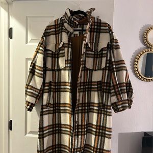 Oversized Plaid Jacket Treasure and Bond